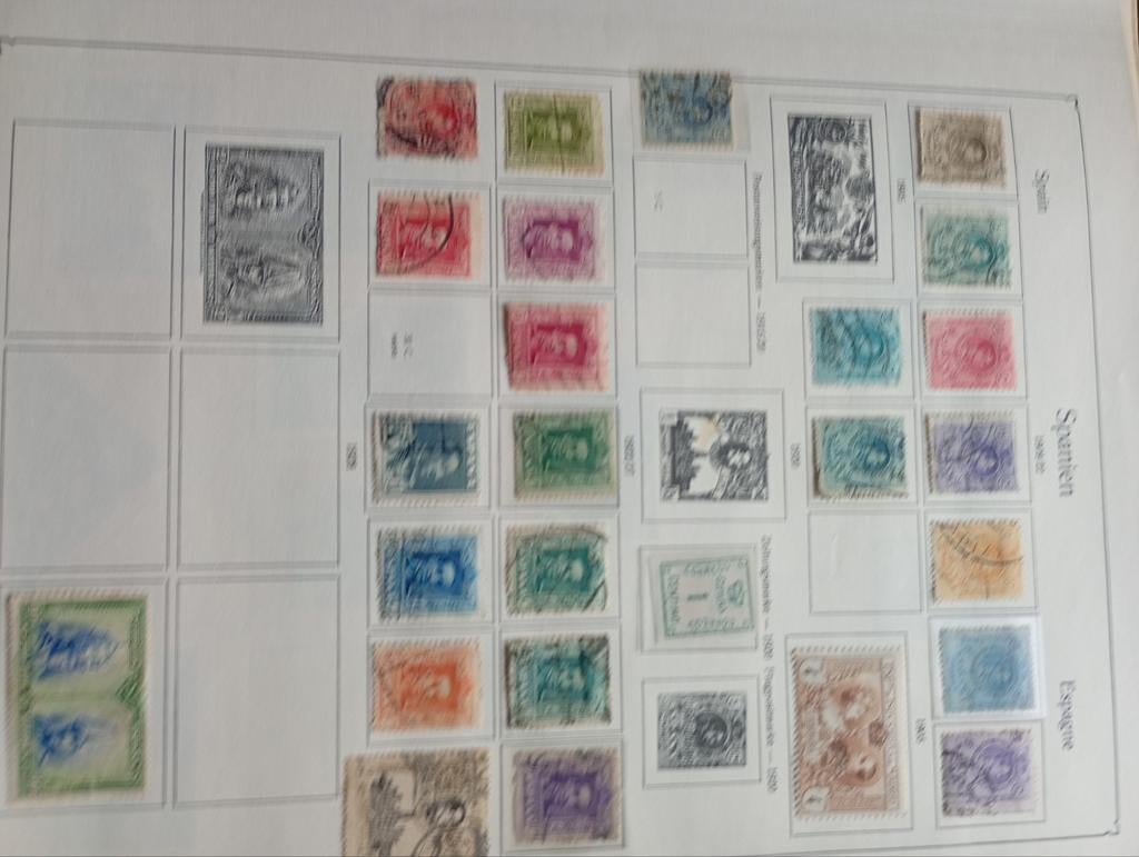 I8) mooie partij postzegels Spanje, Postzegels en Munten, Ophalen of Verzenden