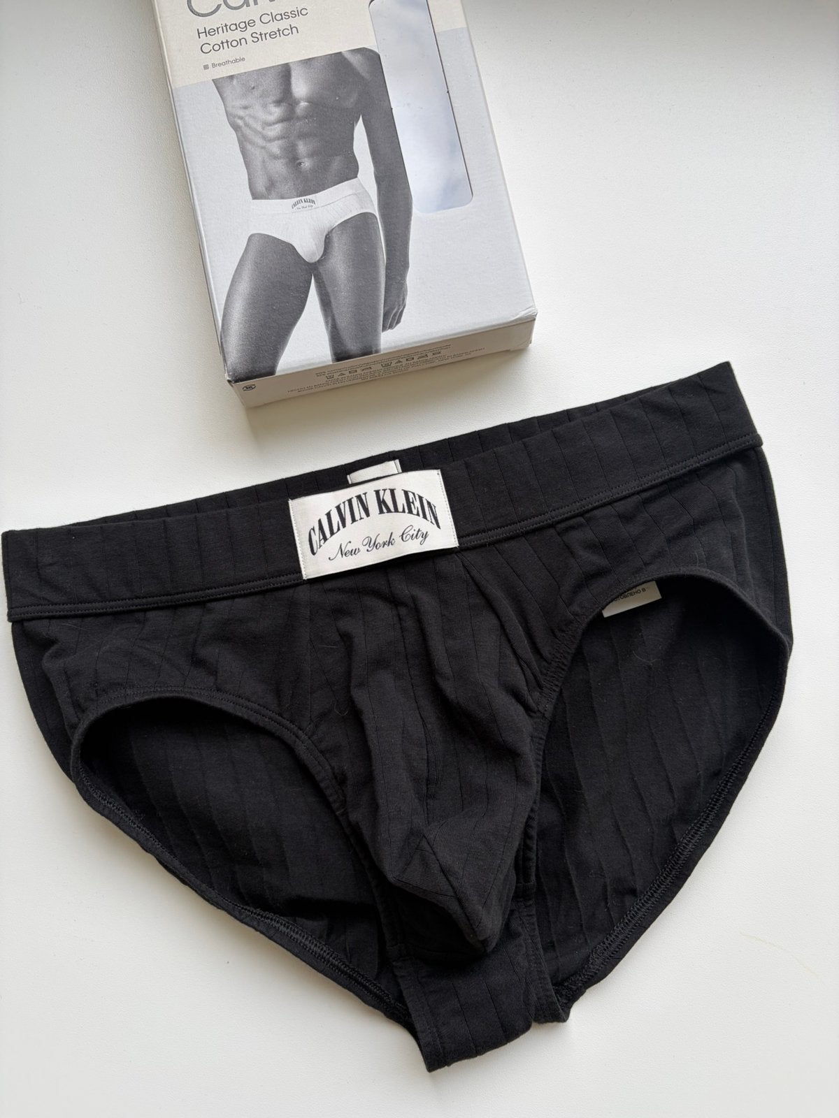 Slip Calvin Klein Heritage, Ophalen of Verzenden, Zwart, Slip