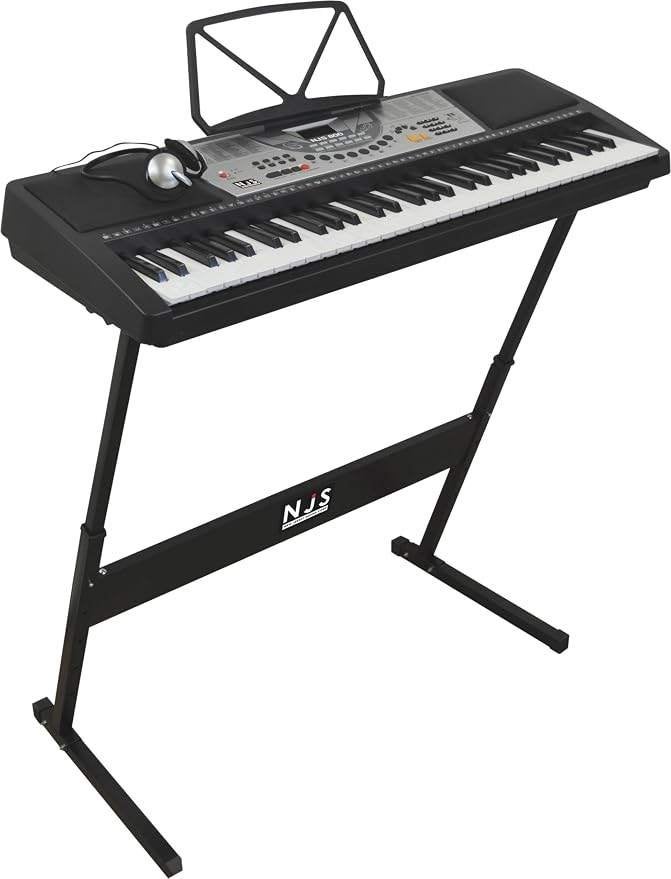 Keyboard NJS800 met statief, Muziek en Instrumenten, Overige merken, 61 toetsen, Ophalen of Verzenden, Zo goed als nieuw