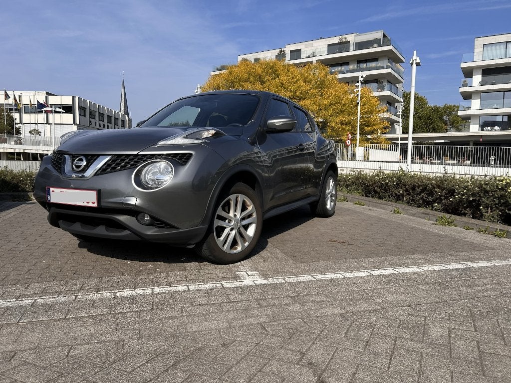 Nissan Juke - benzine, Auto's, 4 cilinders, Leder en Stof, Multifunctioneel stuurwiel, 5 deurs
