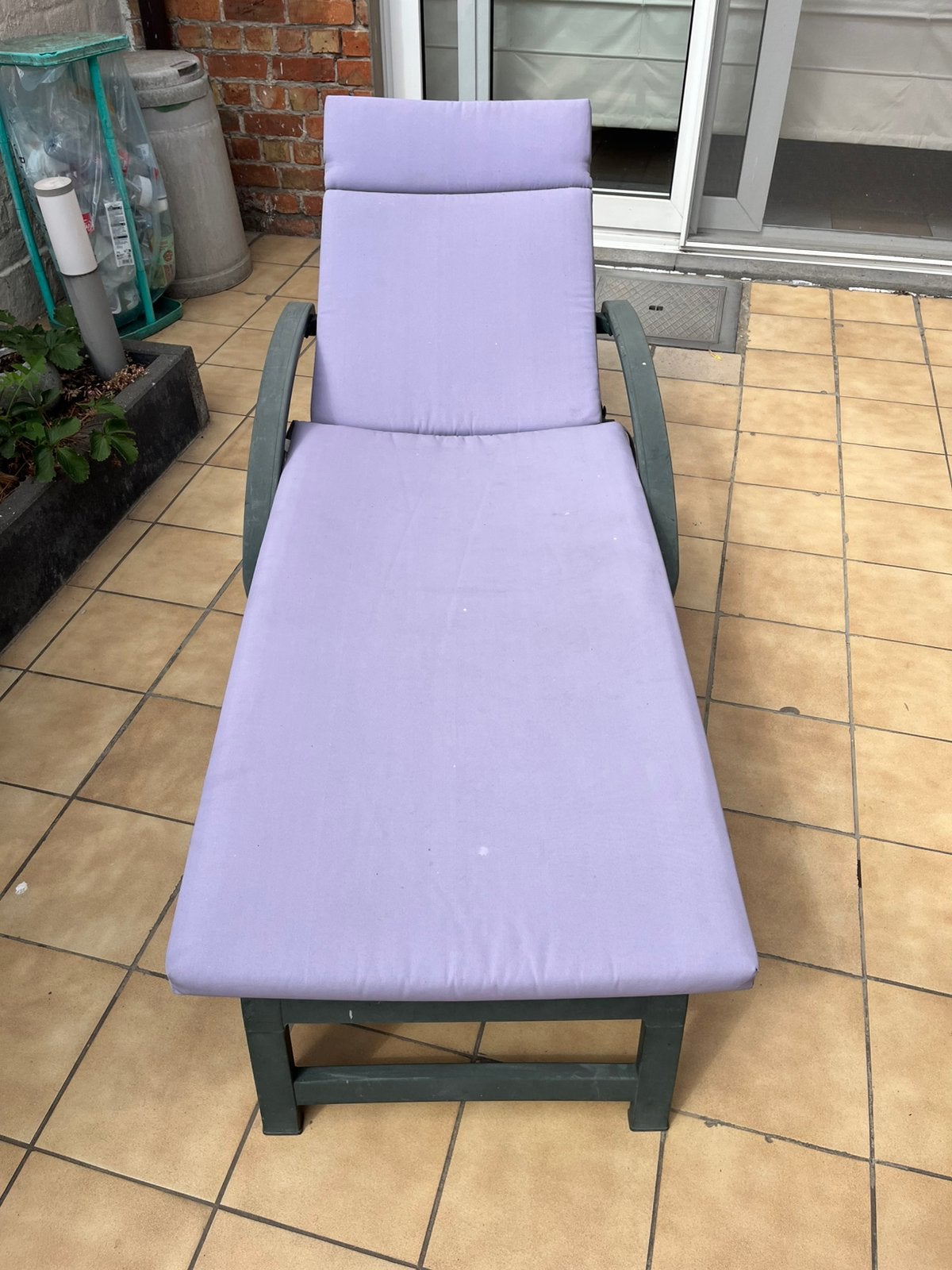 Ligzetel met kussen, Tuin en Terras, Ophalen, Zo goed als nieuw