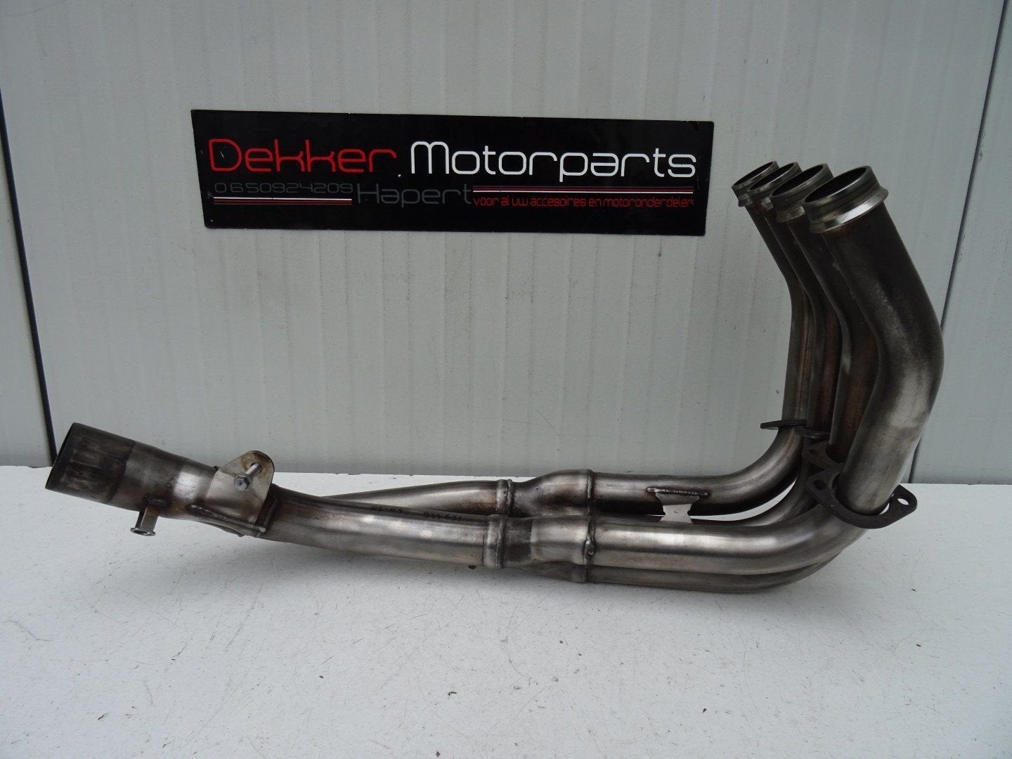 Uitlaatbocht / Spruitstuk Yamaha YZF R6 2003-2004-2005 RJ05, Motoren, Gebruikt, -, -, Ophalen of Verzenden