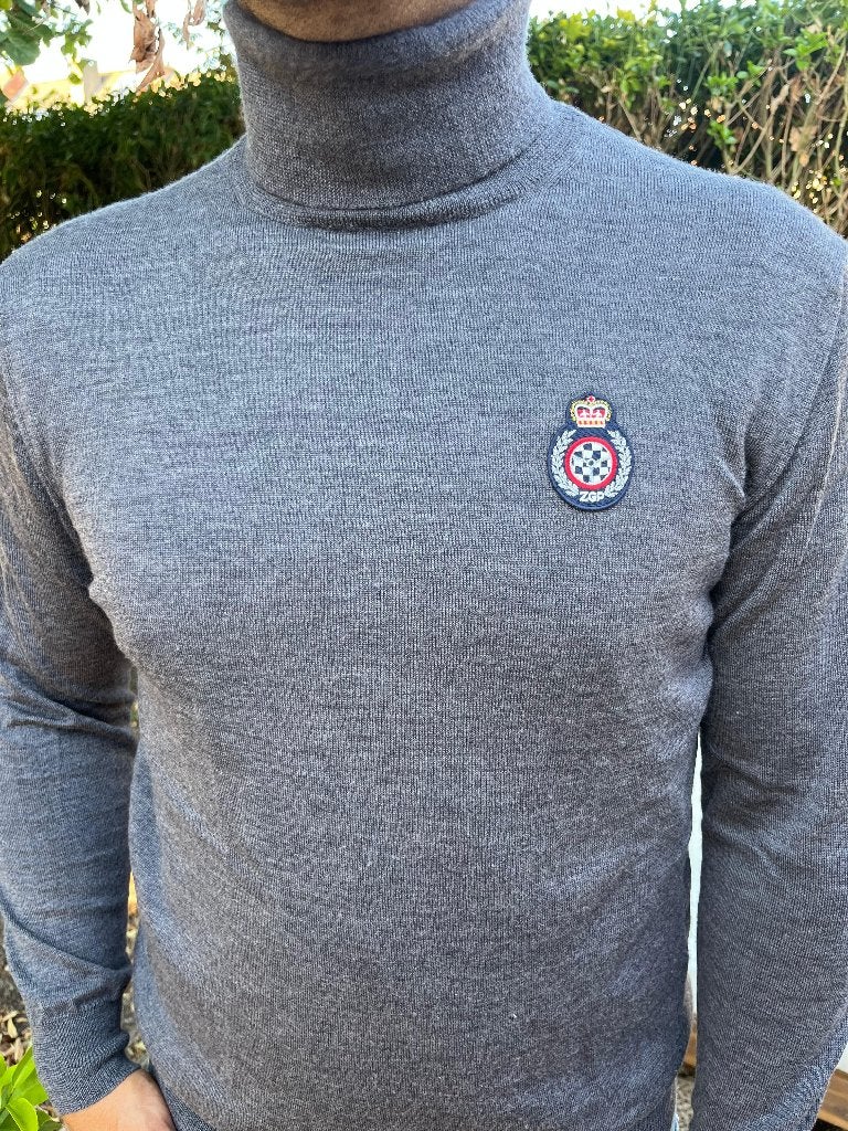Zoute Grand Prix Rolkraag pull - 100%Merinowol - Large, Maat 52/54 (L), Zoute Grand Prix, Ophalen of Verzenden, Zo goed als nieuw