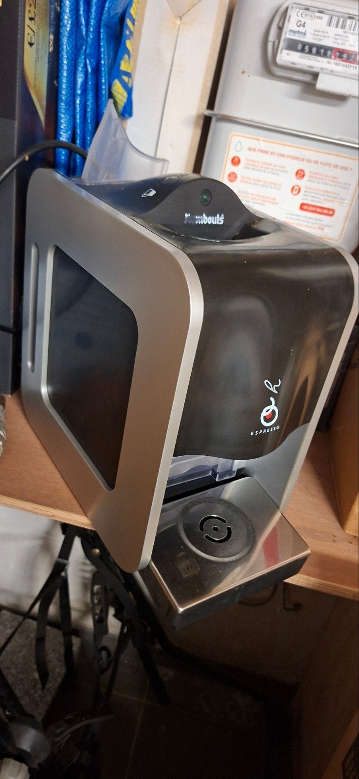machine café Rombouts, Elektronische apparatuur, Ophalen