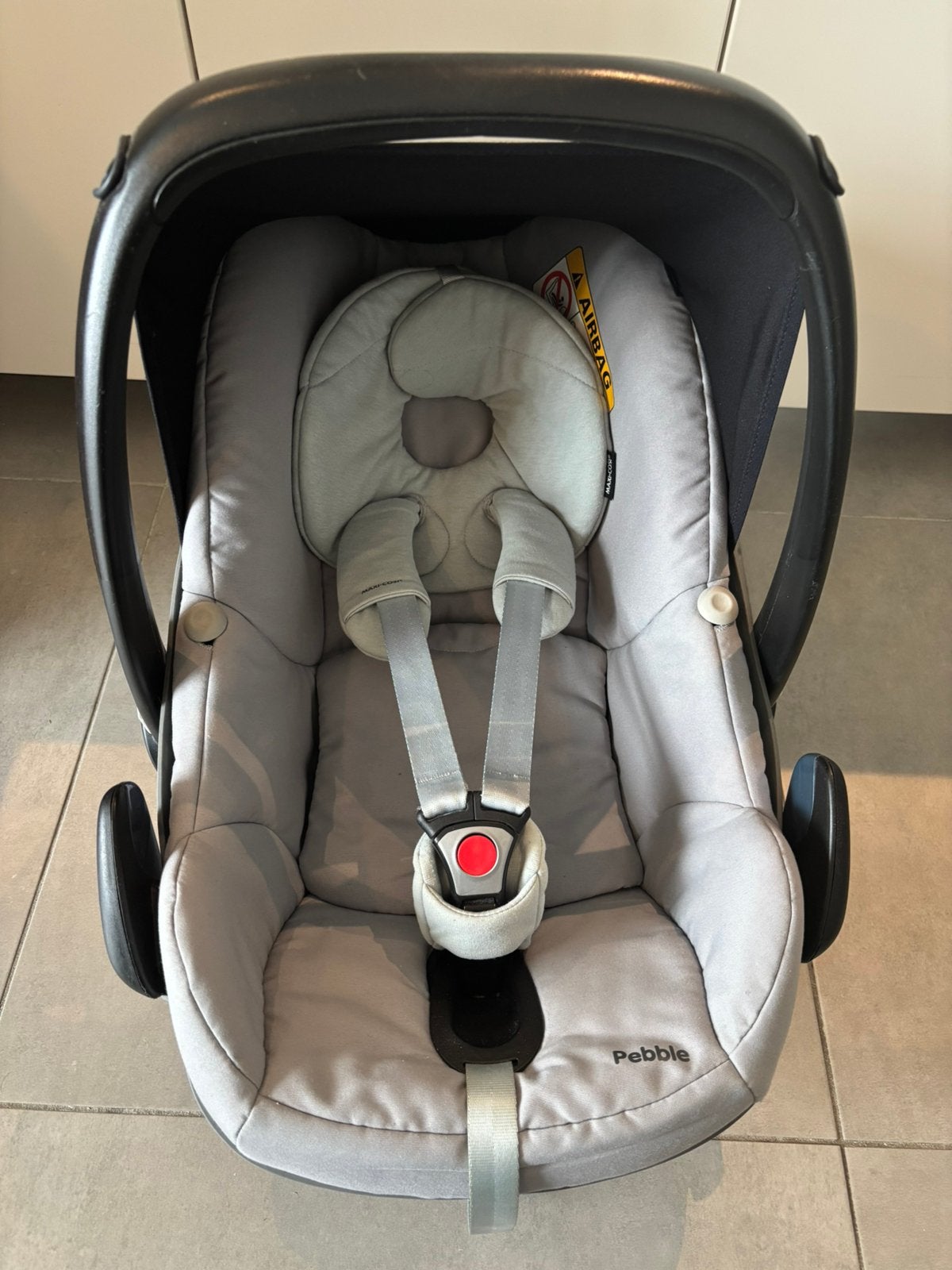 Maxi-Cosi Pebble + chancelière, Enlèvement, Comme neuf, Maxi-Cosi