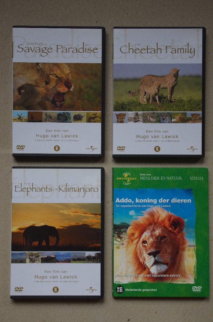 4 DVD's over de natuur in Afrika, Enlèvement ou Envoi, Comme neuf, Nature