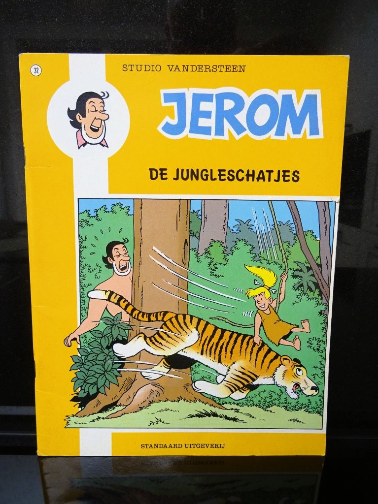 Jerom - 32. De Jungleschatjes - 1e druk - 1989, Boeken, Ophalen of Verzenden