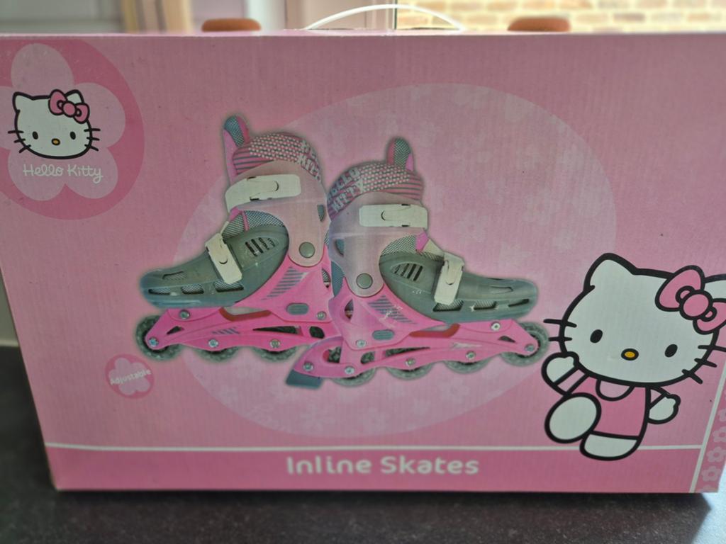 Hallo kitty inline skates, Sport en Fitness, Kinderen, Inline skates 4 wielen, Ophalen, Overige merken