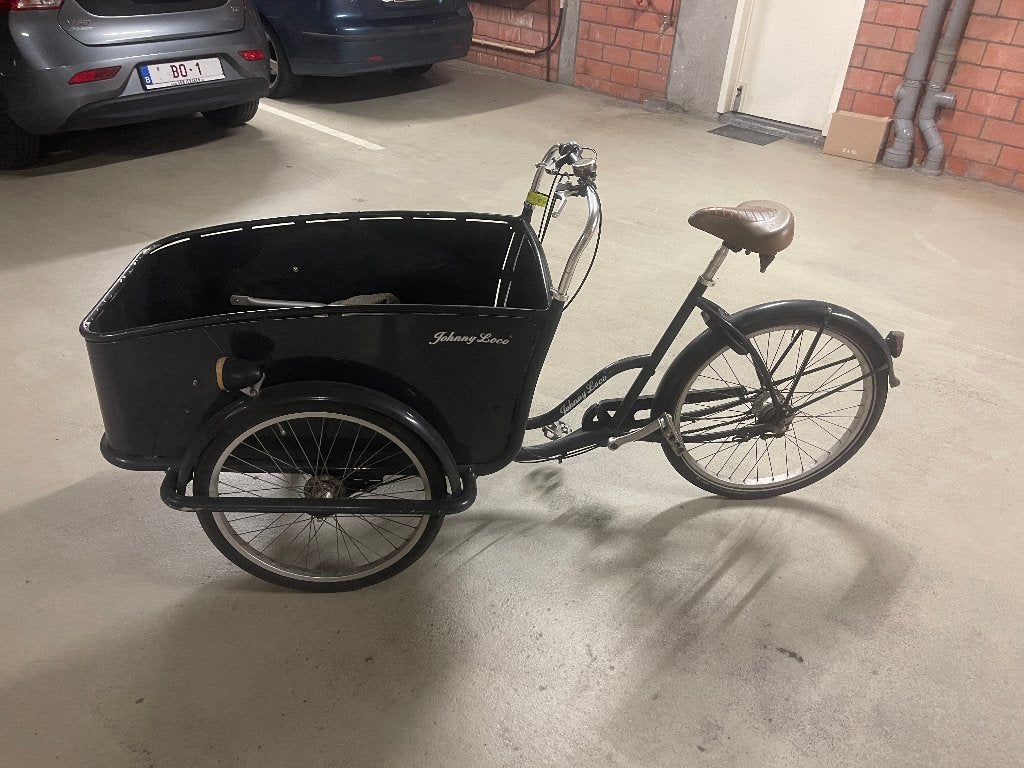 Vélo cargo + housse de pluie design Johnny Loco, Enlèvement, Utilisé, Johnny Loco