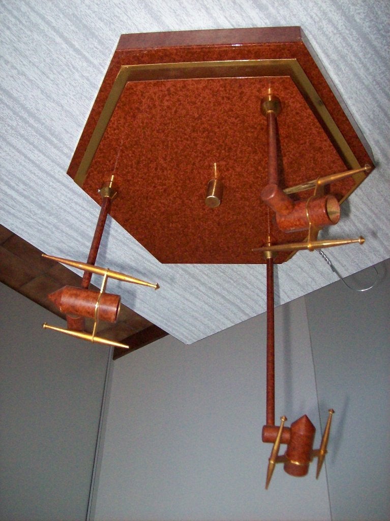 Italiaans design hanglamp, Ophalen, Gebruikt, Metaal, Modern