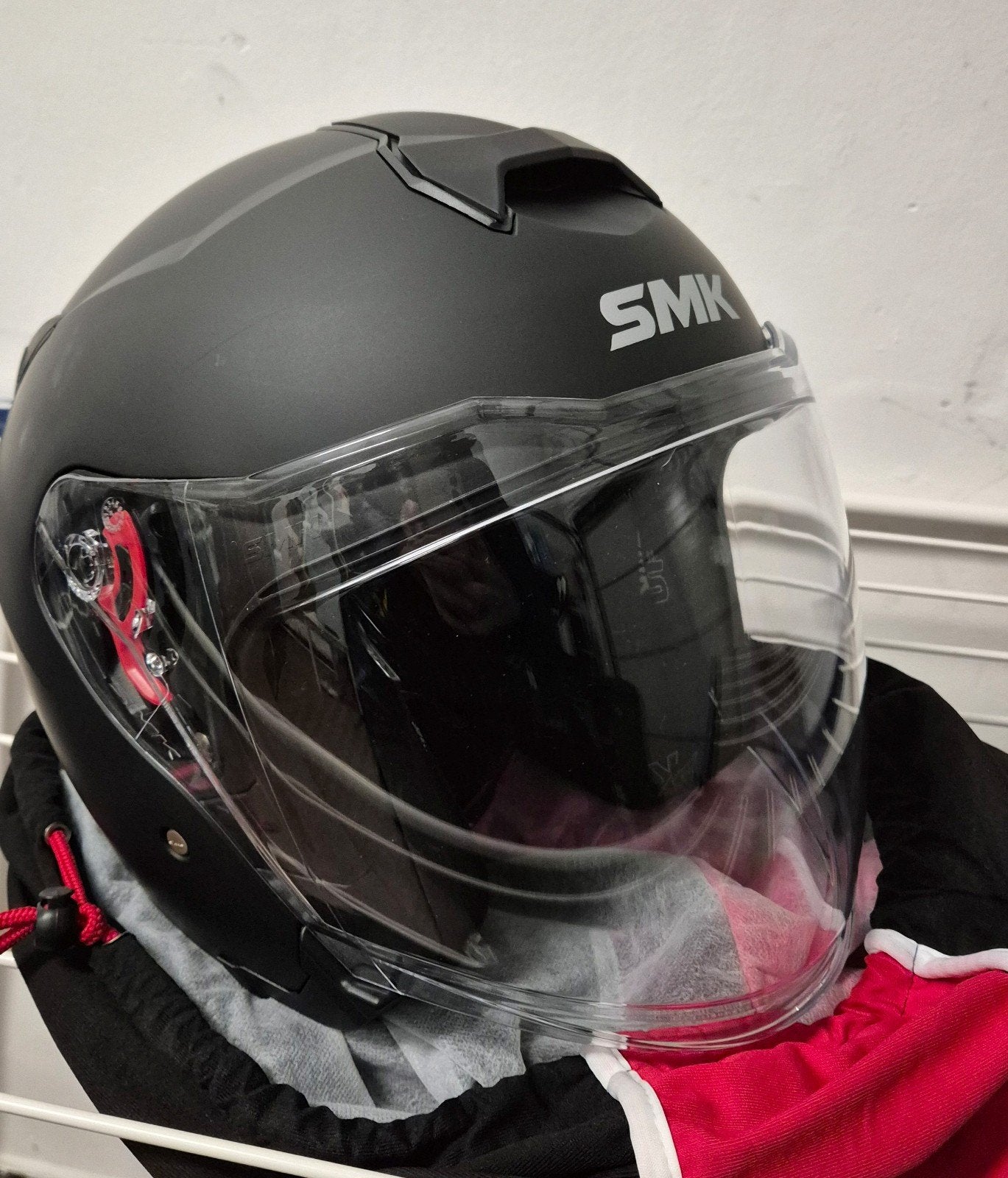 SMK Jethelm - Scooter - Brommer - Motor, Fietsen en Brommers, Ophalen of Verzenden, Zo goed als nieuw, Large, Smk
