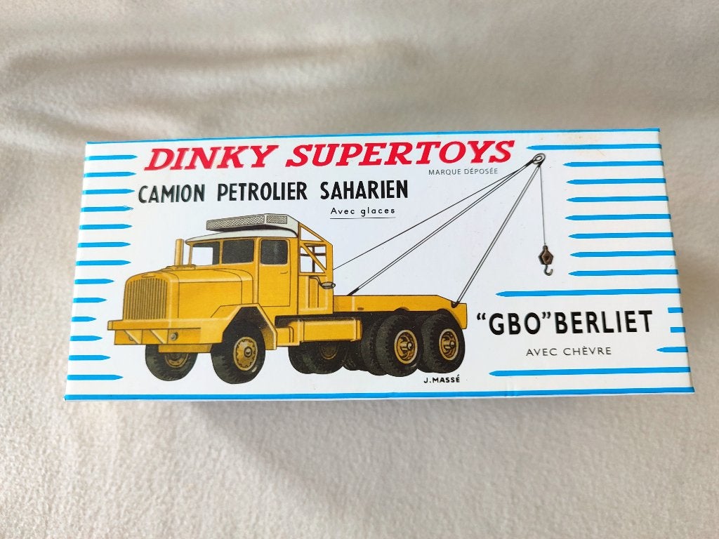 Dinky Atlas _ Camion Berliet Pétrolier Saharien _ ref. 888, Enlèvement ou Envoi, Neuf, Bus ou Camion, Dinky Toys
