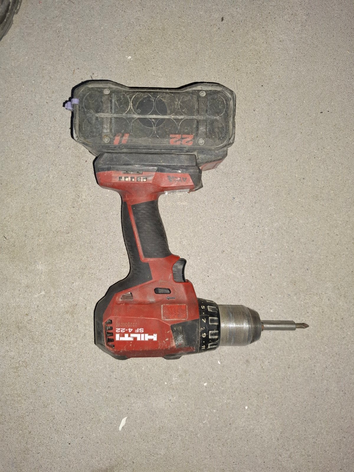 hilti SF 4-22, Ophalen