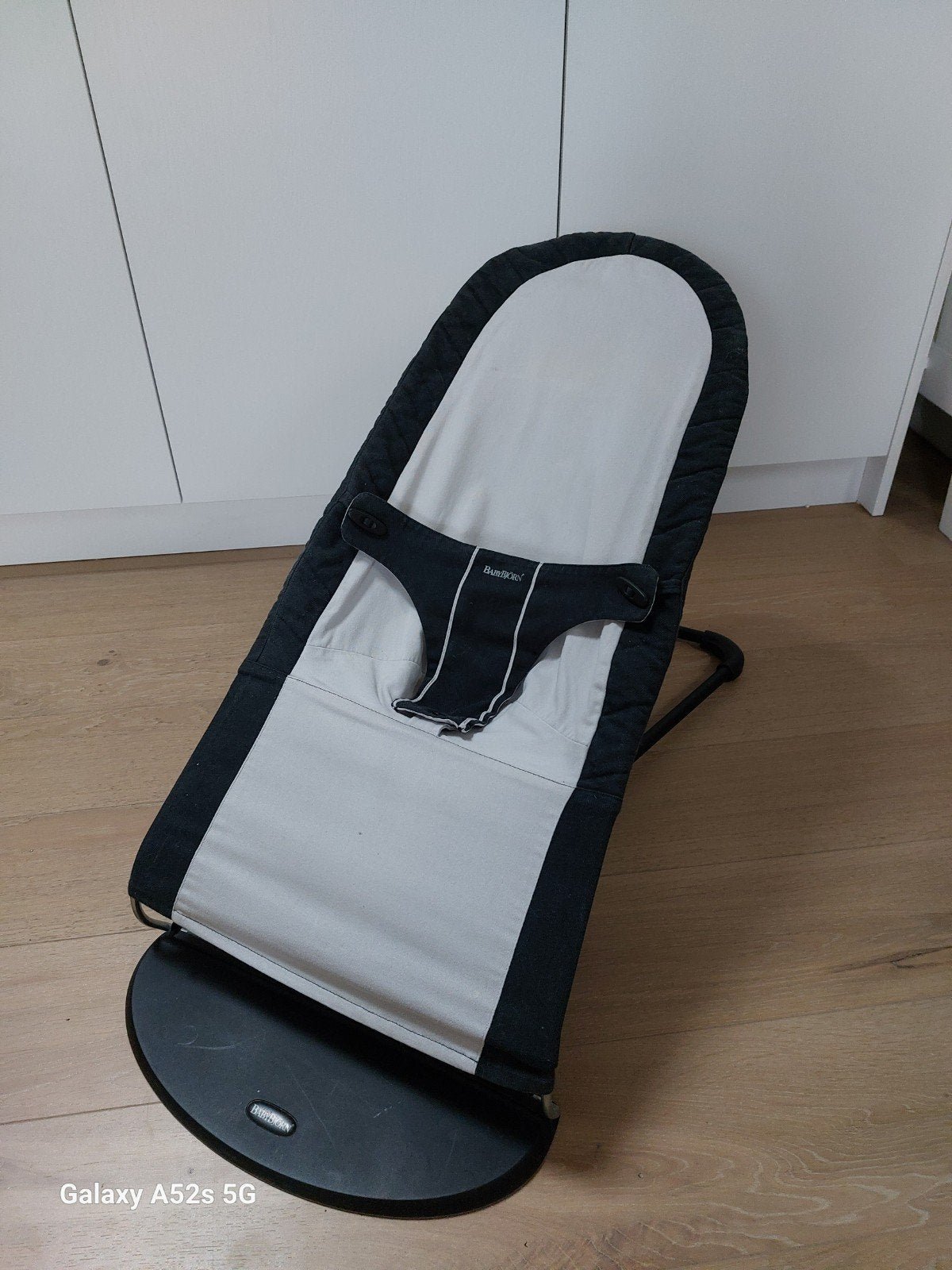 Babybjorn wipstoel balance soft zwart/grijs, Enfants & Bébés, Relax bébé, Autres marques, Enlèvement, Utilisé, Réglable