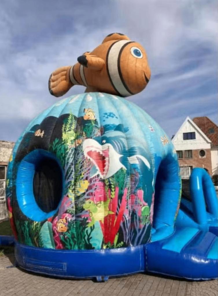 Groot Springkasteel "Nemo" met Glijbaan, Hobby en Vrije tijd, Ophalen