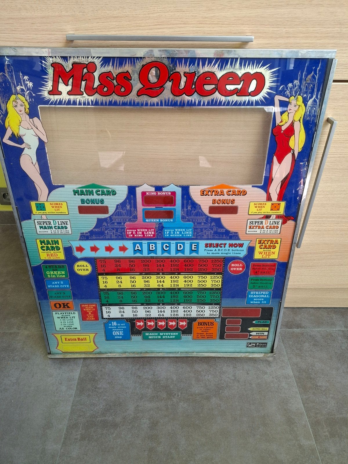 BINGO FRONTPLAAT., Collections, Enlèvement, Comme neuf