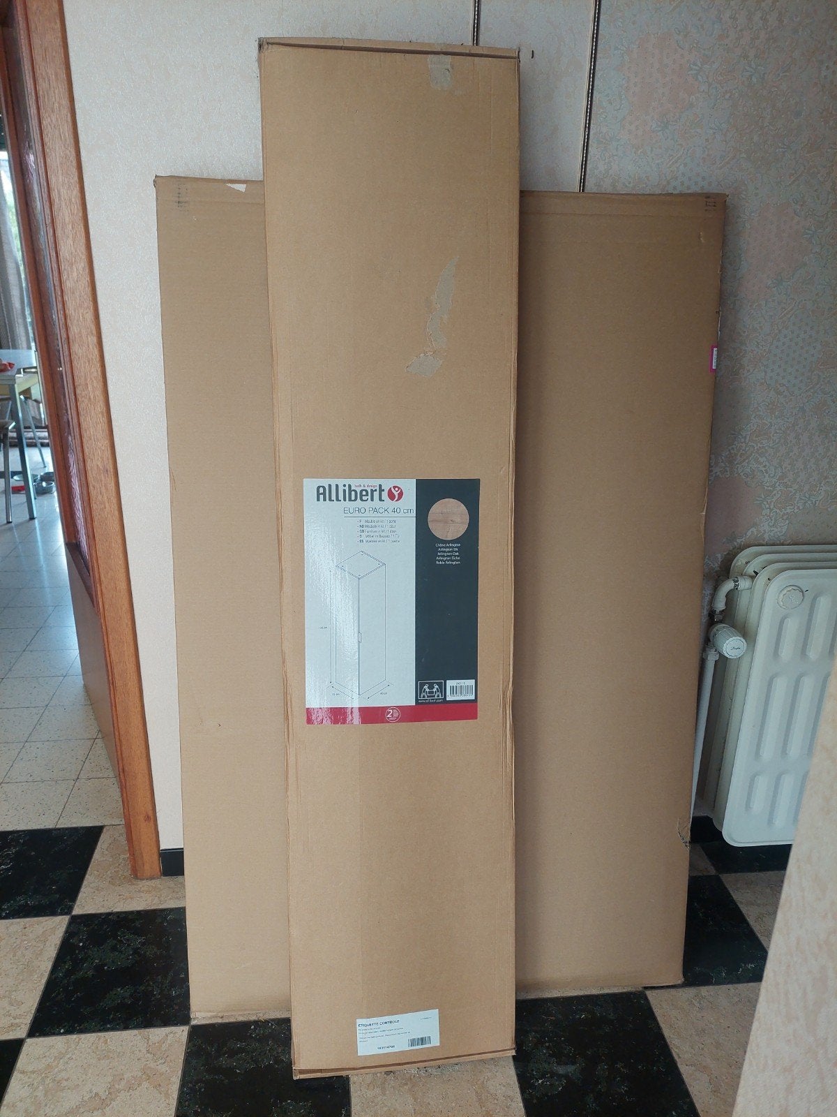Colonne de salle de bain Allibert Euro Pack 40cm - bois, Enlèvement, Neuf, Autres matériaux