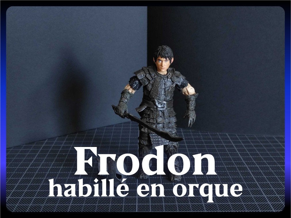 ToyBiz LOTR | Frodon habillé en orque (2003), Enlèvement, Comme neuf, Figurine