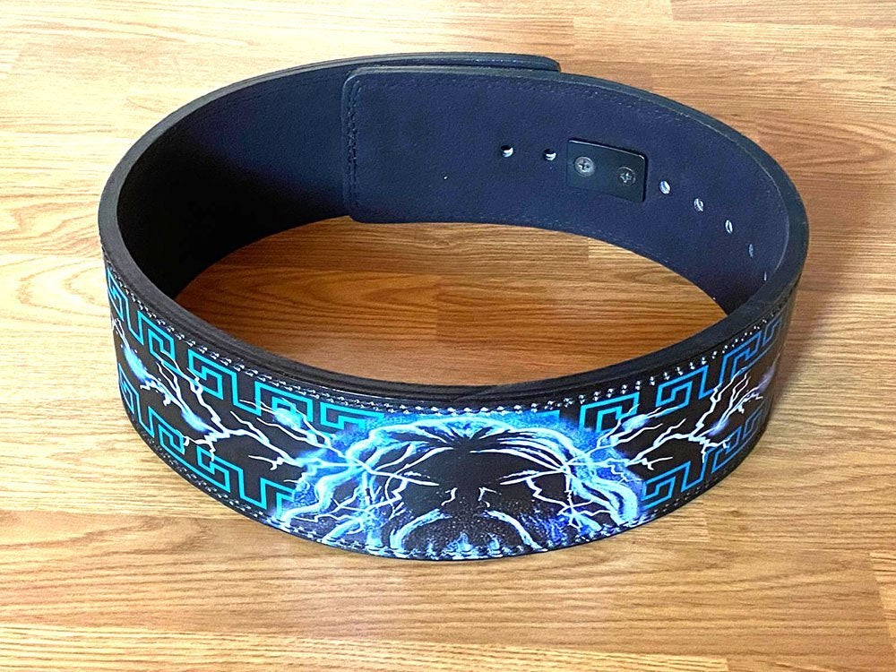 Powerlifting Riem Lever Buckle Belt ZeusAnime Karakter Print, Enlèvement ou Envoi, Neuf, Abdominaux, Ceinture d'haltères