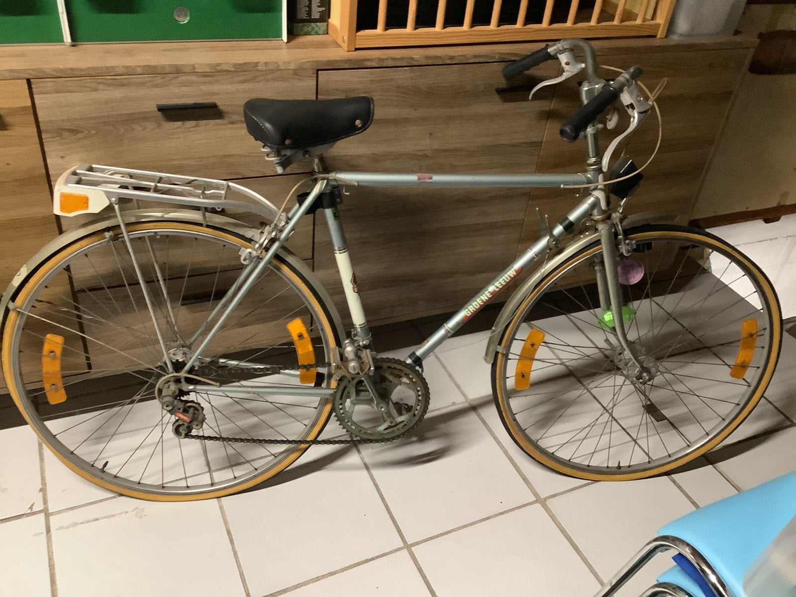 Retro fiets groene leeuw, Fietsen en Brommers, Ophalen