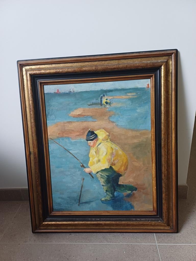 Schilderij visser, Enlèvement