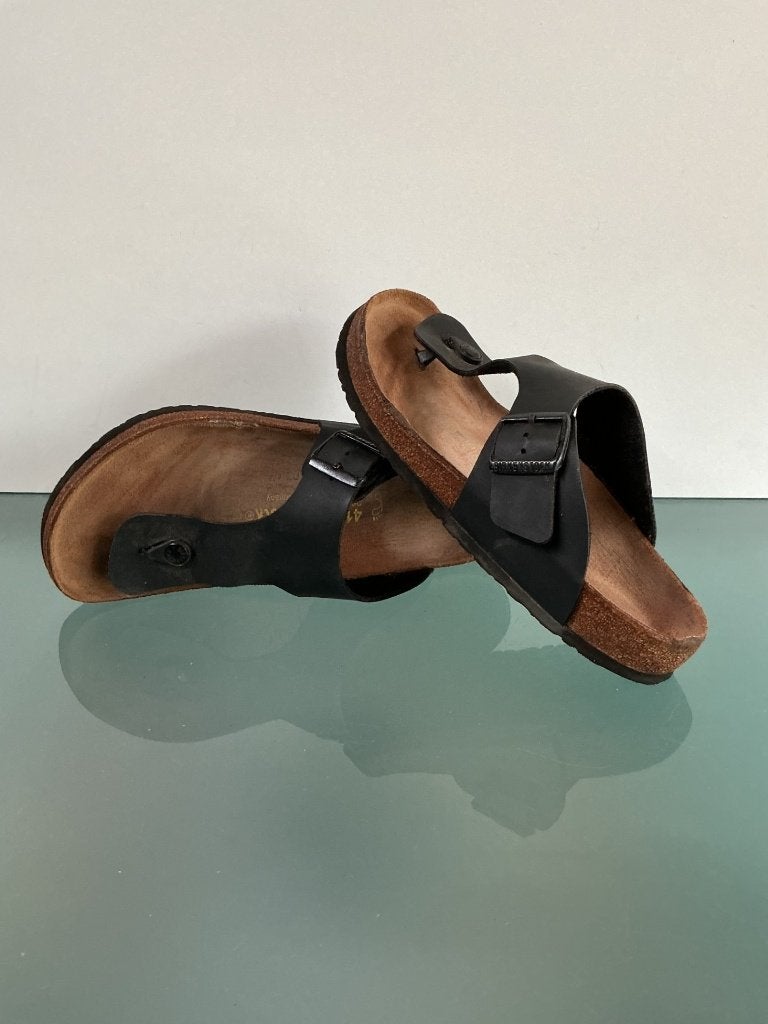 Birkenstock zwarte slippers | 41 Ramses | Gratis verzenden, Vêtements | Hommes, Chaussons, Comme neuf, Birkenstock, Noir