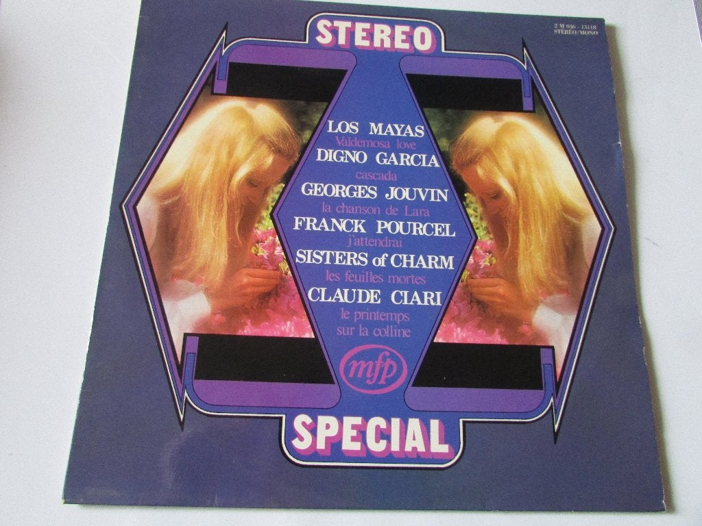 STÉRÉO SPÉCIAL .LOS MAYAS - FRANK POURCEL - LP, Enlèvement ou Envoi, Pop, Compilation, Utilisé