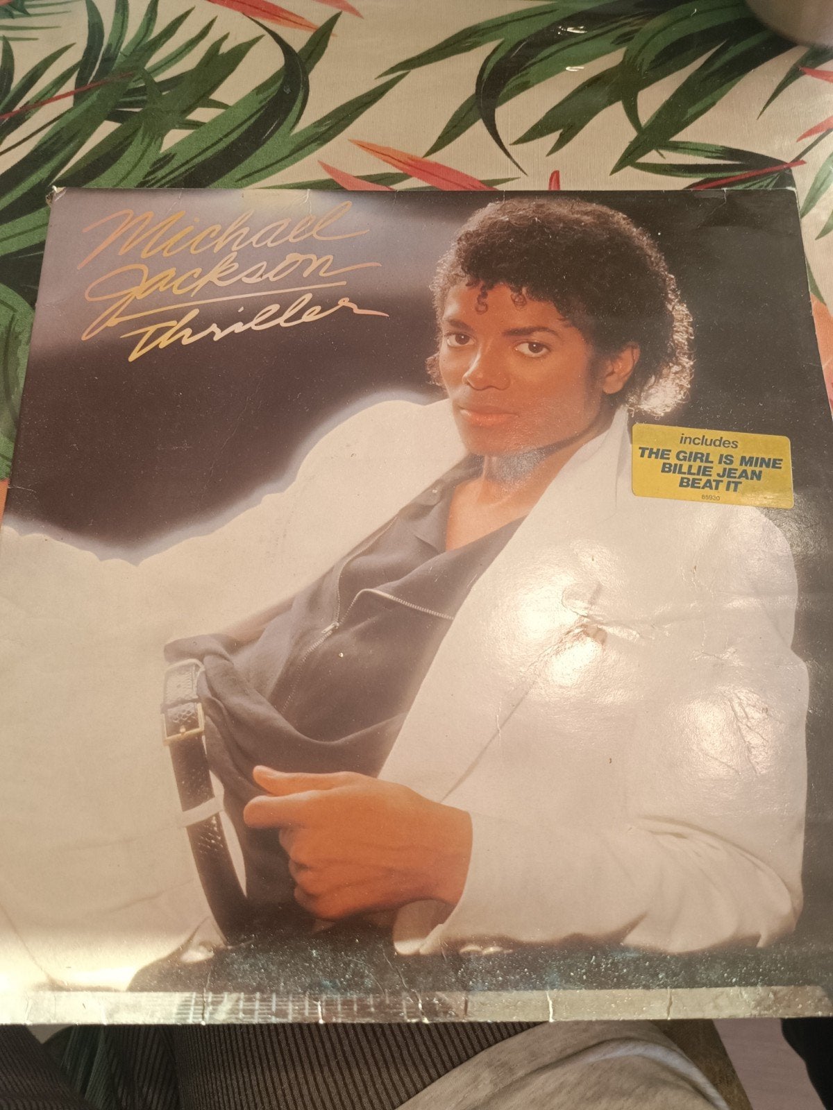 vinyle Michael Jackson thriller, Ophalen