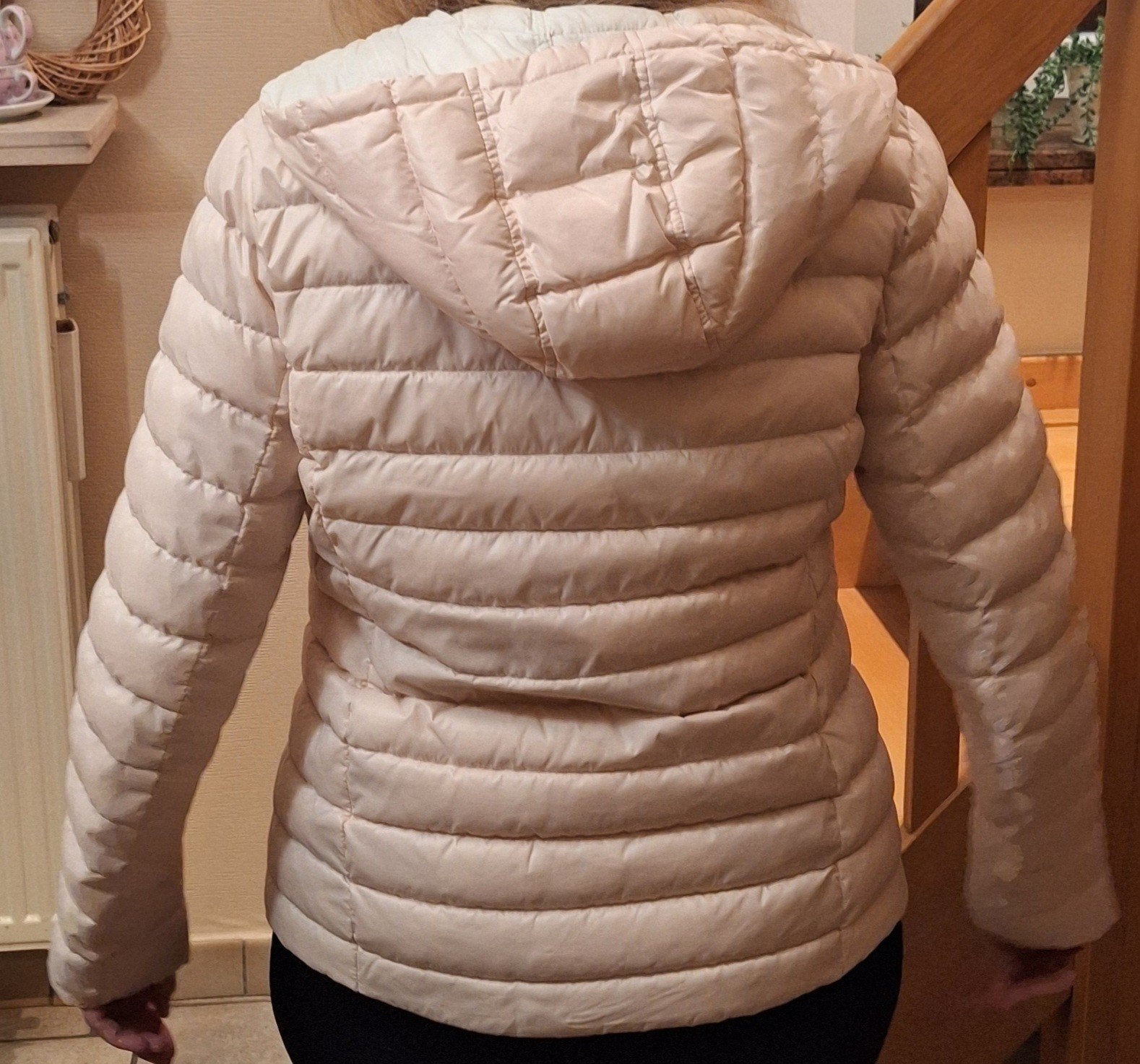 licht roze puffer jasje. Maat 38. Zo goed als nieuw, Kleding | Dames, Ophalen of Verzenden, Maat 38/40 (M), Roze