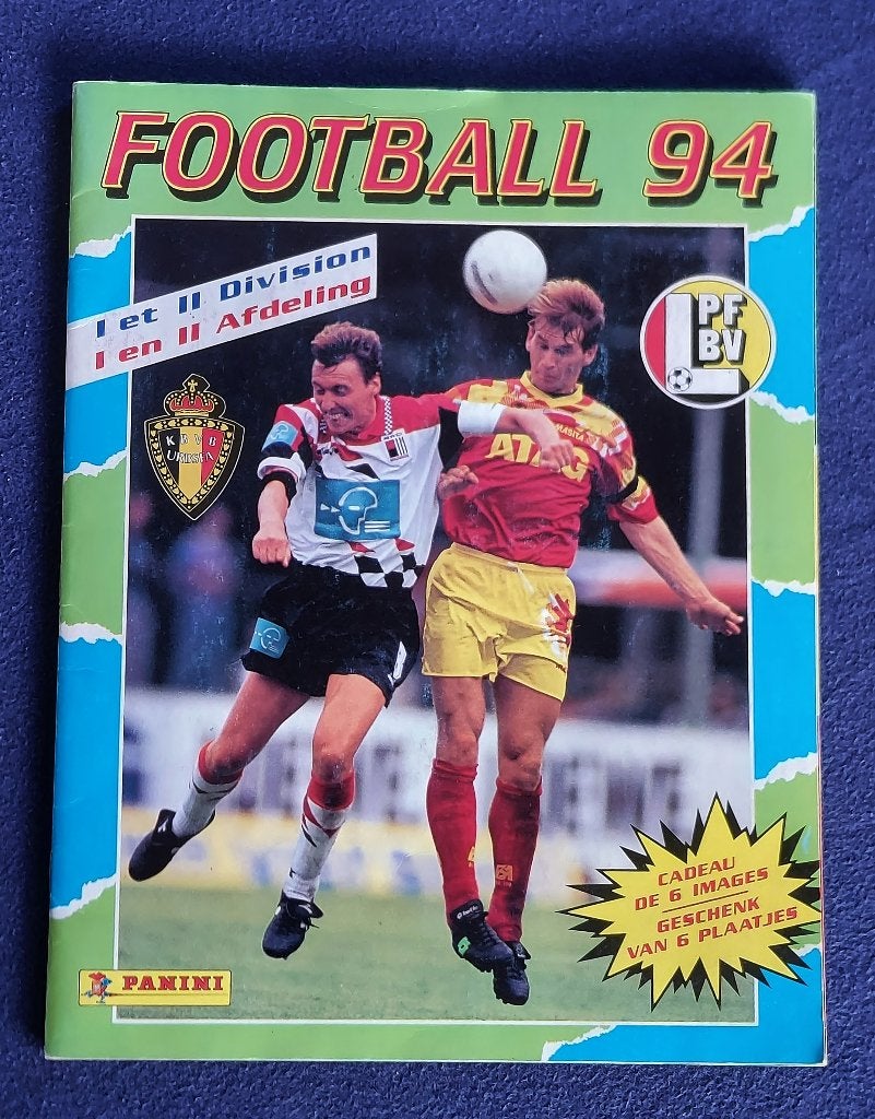 Panini sticker album ' Football België 1994 ' -compl-, Enlèvement ou Envoi, Comme neuf, Plusieurs autocollants