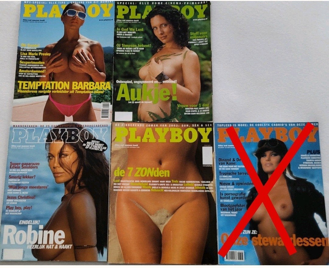 Playboy NL Magazines 2003 in nieuwstaat te koop aangeboden., Enlèvement ou Envoi, Comme neuf, Autres types