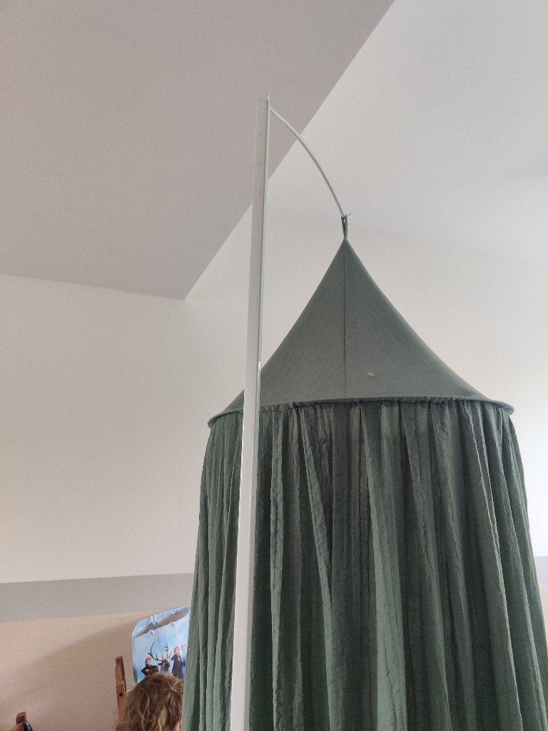 Klamboe met stok, Groen, Ophalen, Zo goed als nieuw, Klamboe