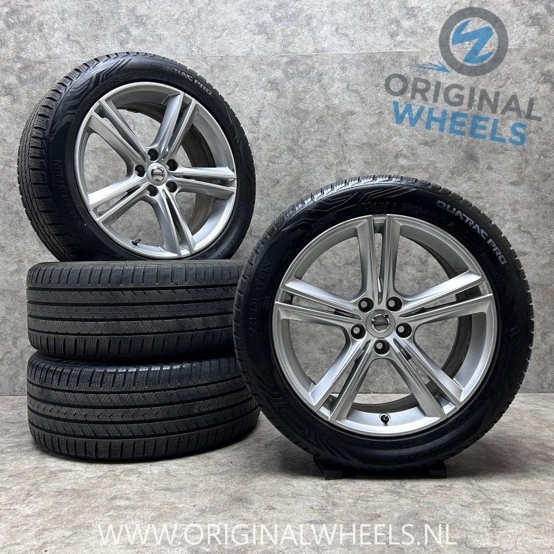 18 inch originele velgen + all season banden Volvo V90, Pneus et Jantes, 245 mm, 4 Saisons, -