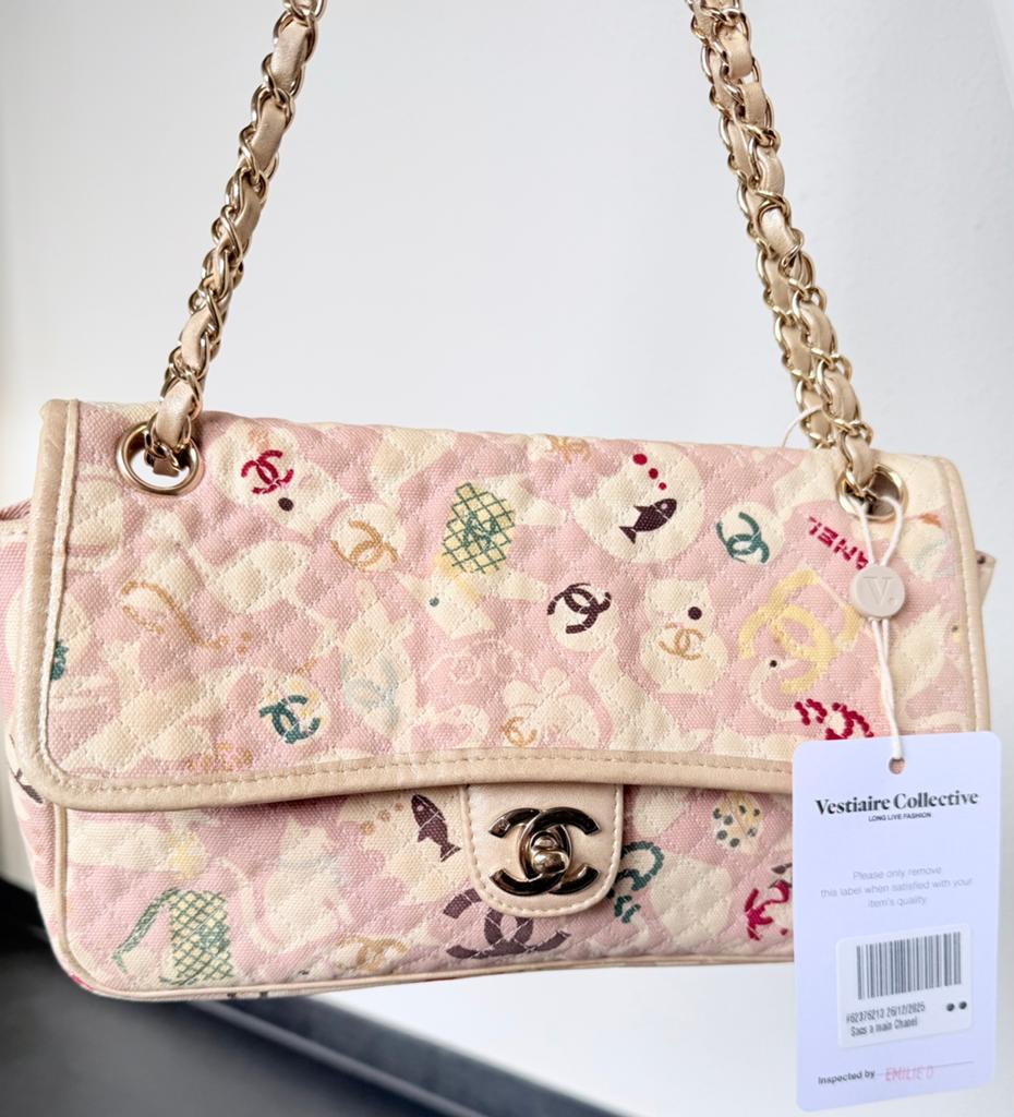 CHANEL LIMITED EDITION FLAB BAG ROZE GOUD, AUTHENTIEK💖💖💖, Handtassen en Accessoires, Tassen | Damestassen, Zo goed als nieuw