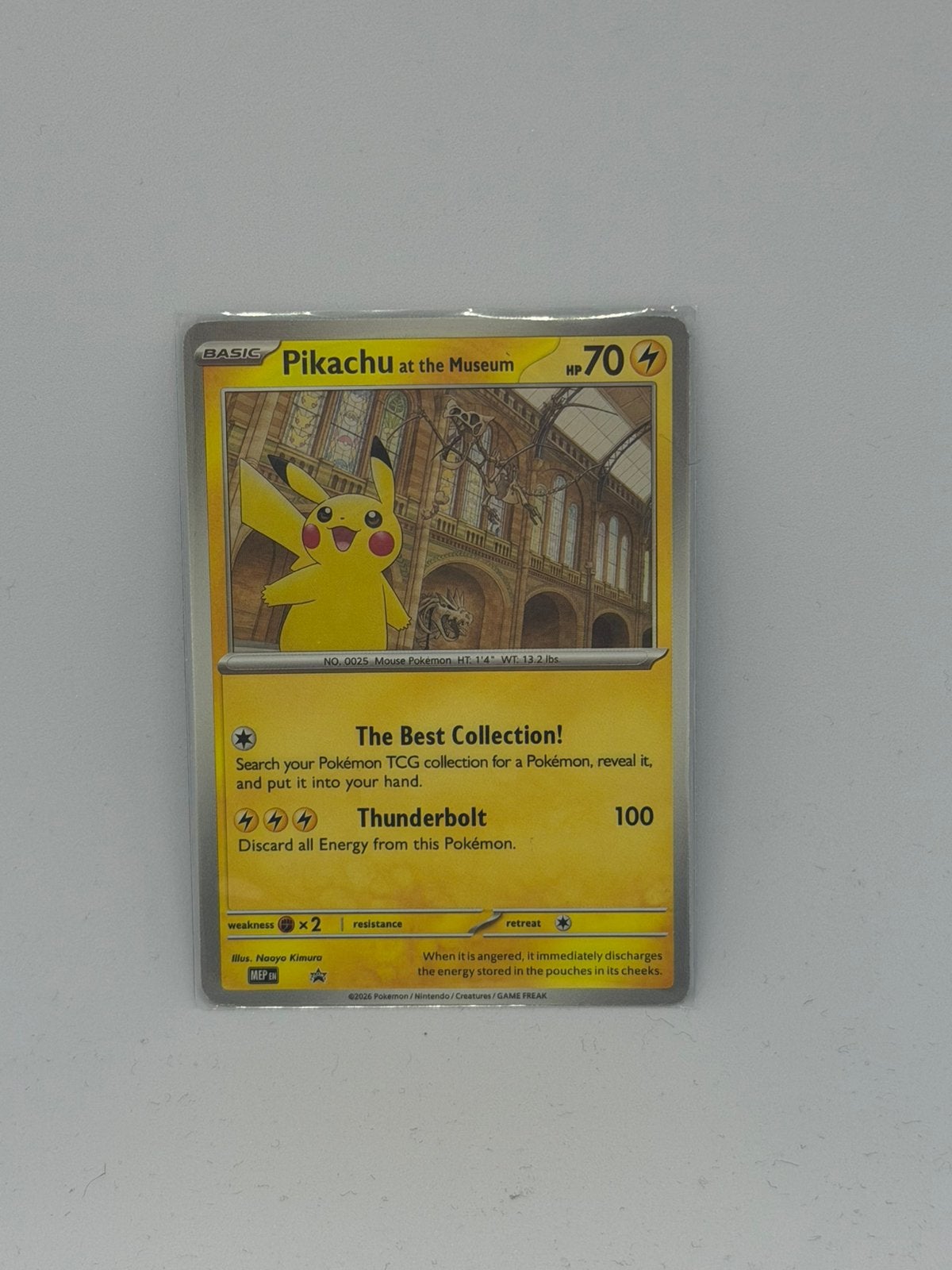 Te koop  Pikachu At The Museum - 30th Pokemon Kaart, Ophalen of Verzenden, Nieuw, Losse kaart, Foil
