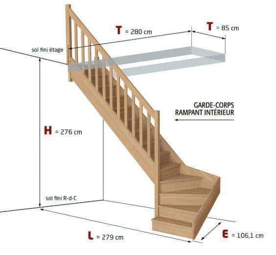 Escalier sur mesure, Enlèvement ou Envoi, Neuf, Escalier