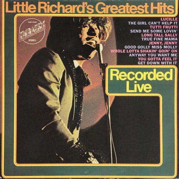 Little Richard's Greatest Hits (Recorded Live LP), Cd's en Dvd's, Vinyl | Rock, Ophalen of Verzenden, Zo goed als nieuw, Rock-'n-Roll