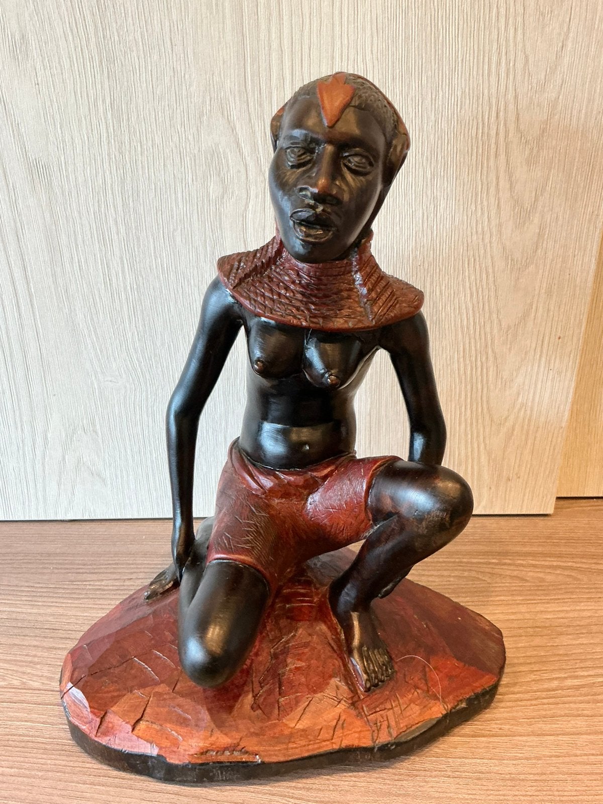 Afrikaans beeld wss tanzania 30 cm, Antiek en Kunst, Ophalen of Verzenden
