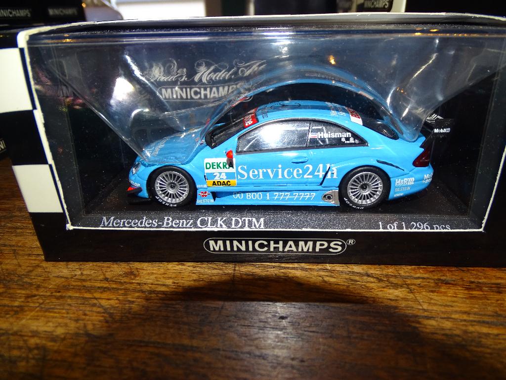 Minichamps Mercedes CLK DTM 2003 Huisman 1/43, Hobby en Vrije tijd, Ophalen of Verzenden, Nieuw, Auto, MiniChamps