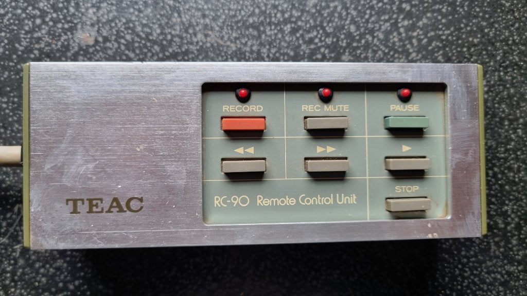 TEAC RC-90 Remote Control Unit, Verzenden, Gebruikt, Origineel, Mediaspeler