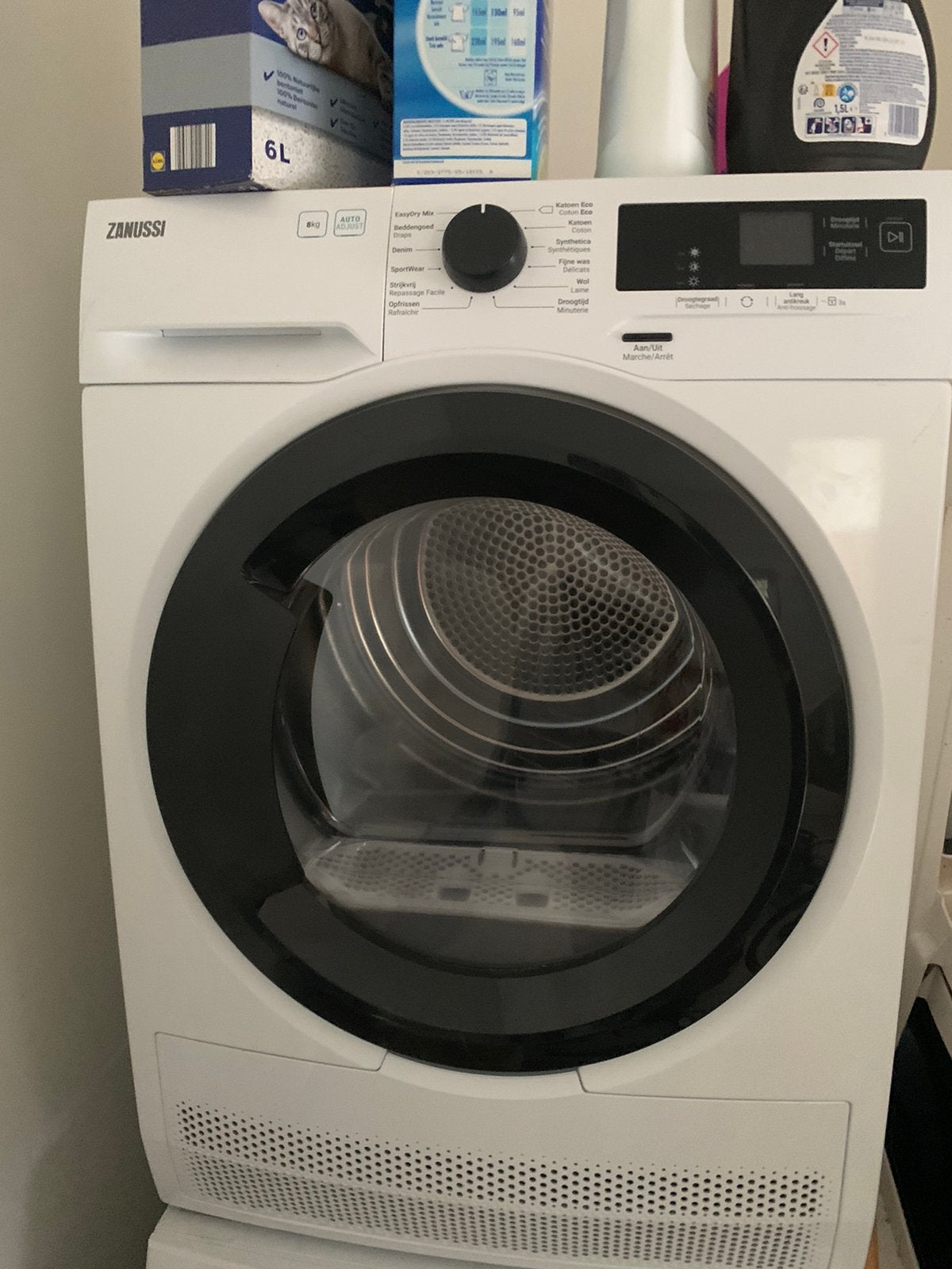 Zanussi ZZ8486DH warmtepompdroogkast, 8 kg, Elektronische apparatuur, Ophalen, Zo goed als nieuw