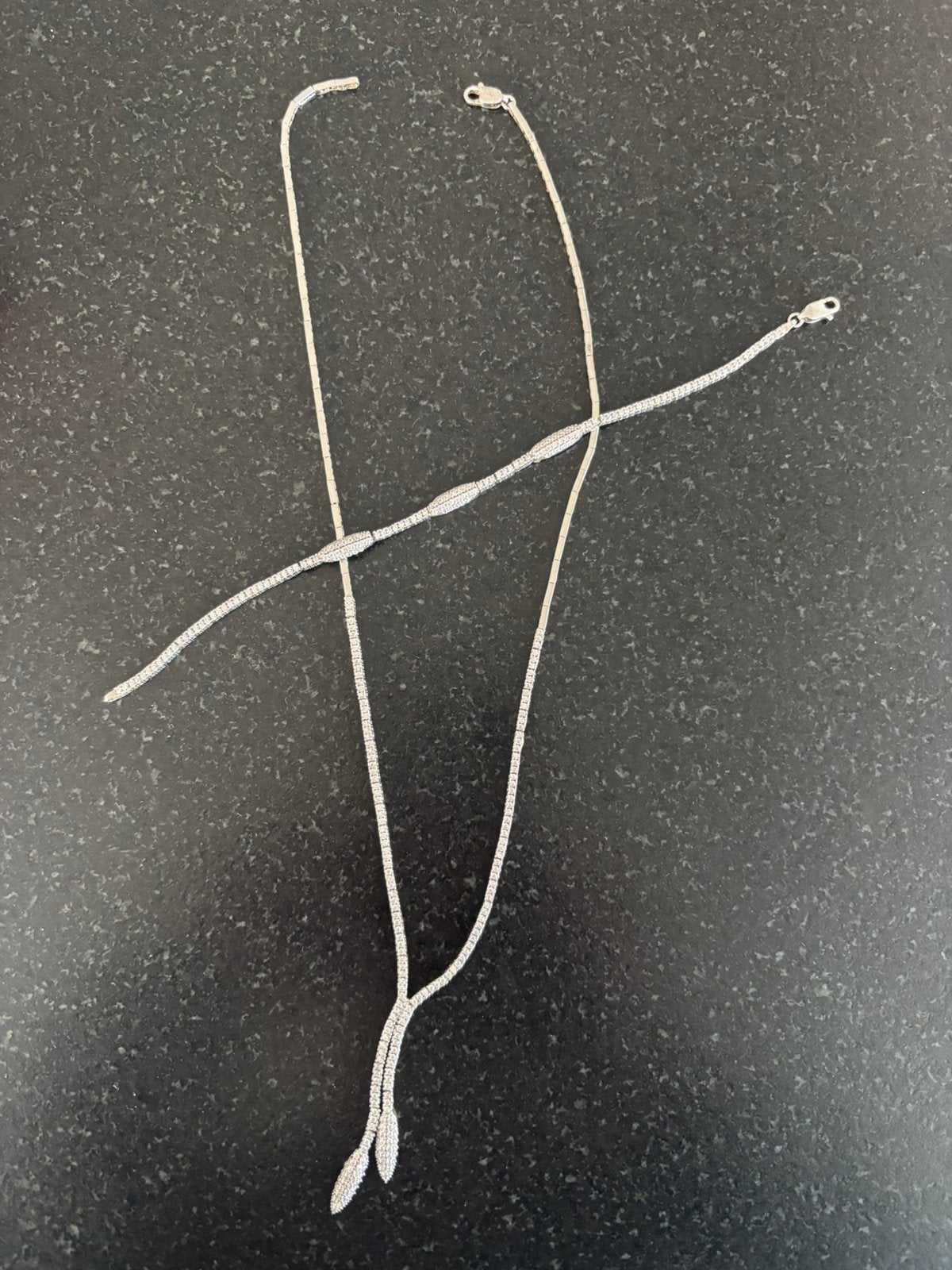 Zilveren ketting en armband, Handtassen en Accessoires, Ophalen, Zo goed als nieuw, Zilver, Zilver