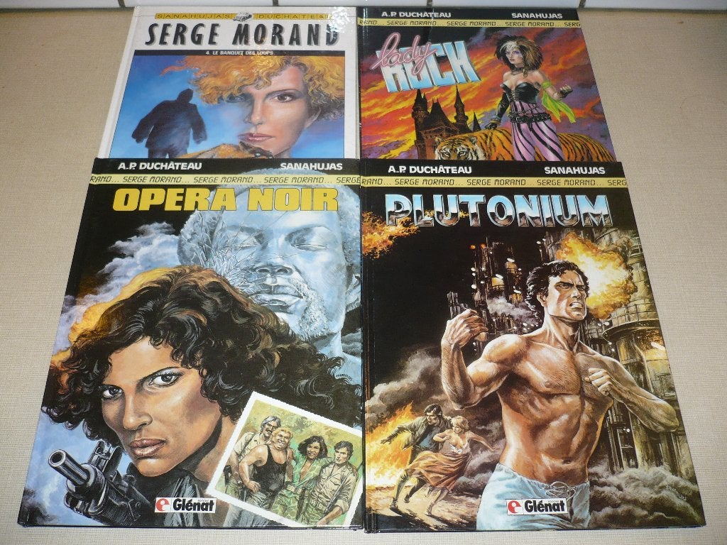 Lot de 4 bds Serge Morand en éditions originales, Livres, Plusieurs BD, Enlèvement ou Envoi, Utilisé