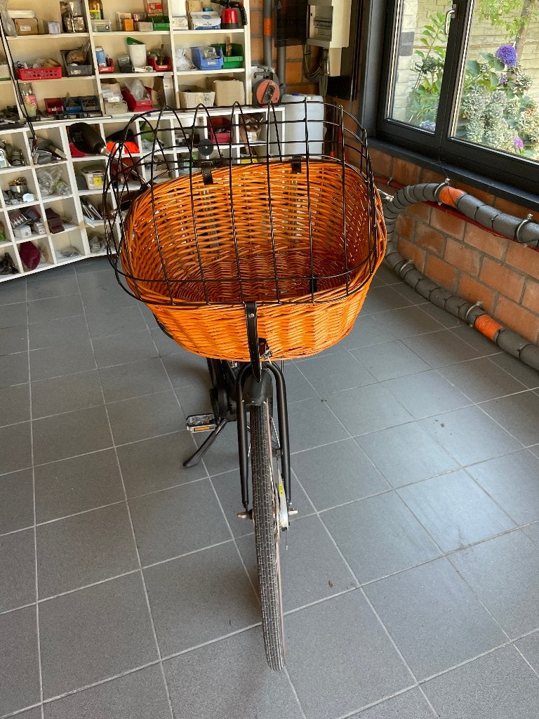 rieten fietsmand dieren, Ophalen, Nieuw