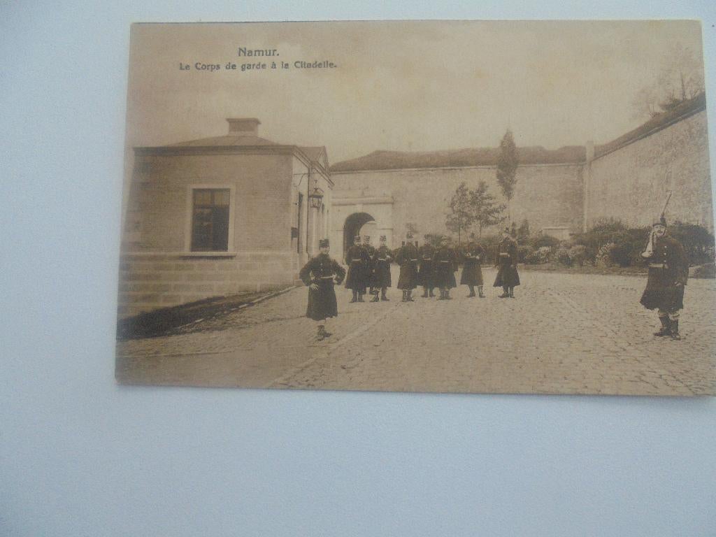 namur- le corps de garde à la citadelle, Verzenden, 1920 tot 1940, Ongelopen, Namen