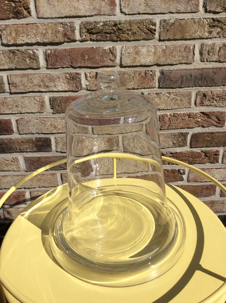 PASEN DECORATIE STOLP KLOK MET SCHAAL ZO GOED ALS NIEUW, Enlèvement ou Envoi, Comme neuf