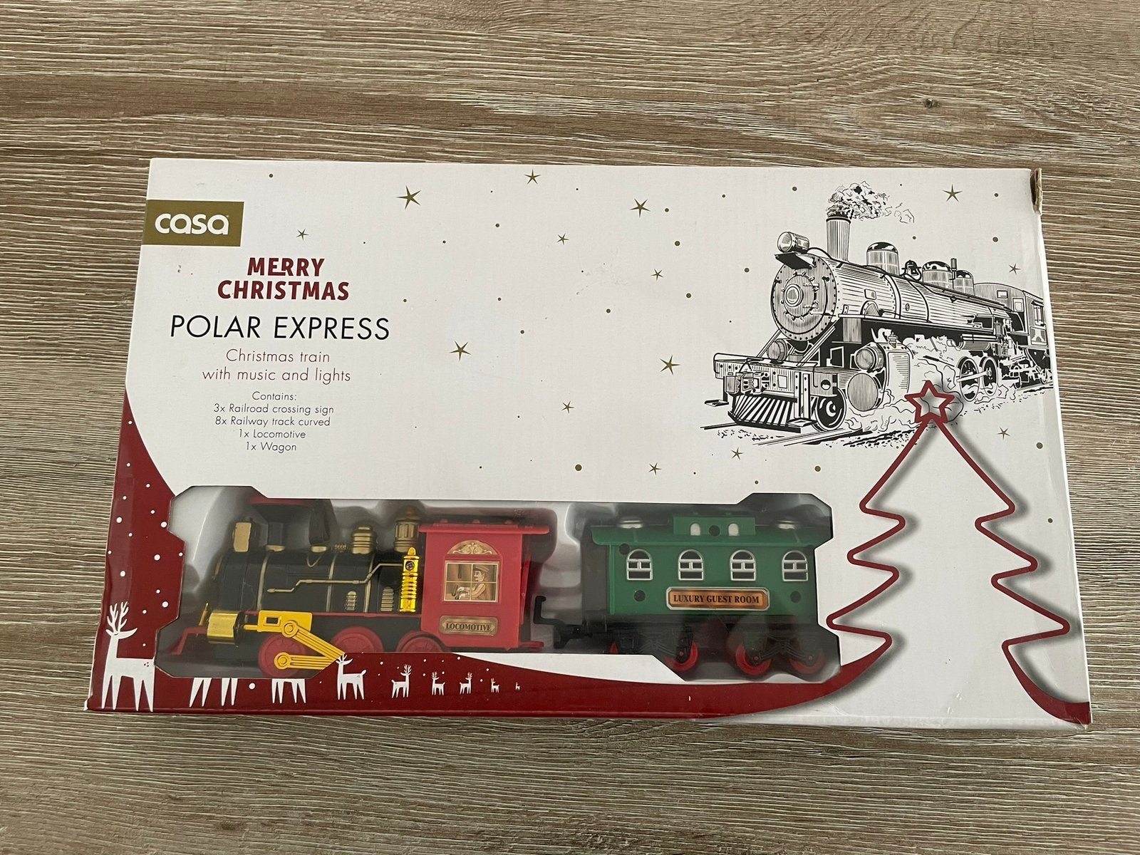 Kerst trein met sporen, Enlèvement, Neuf
