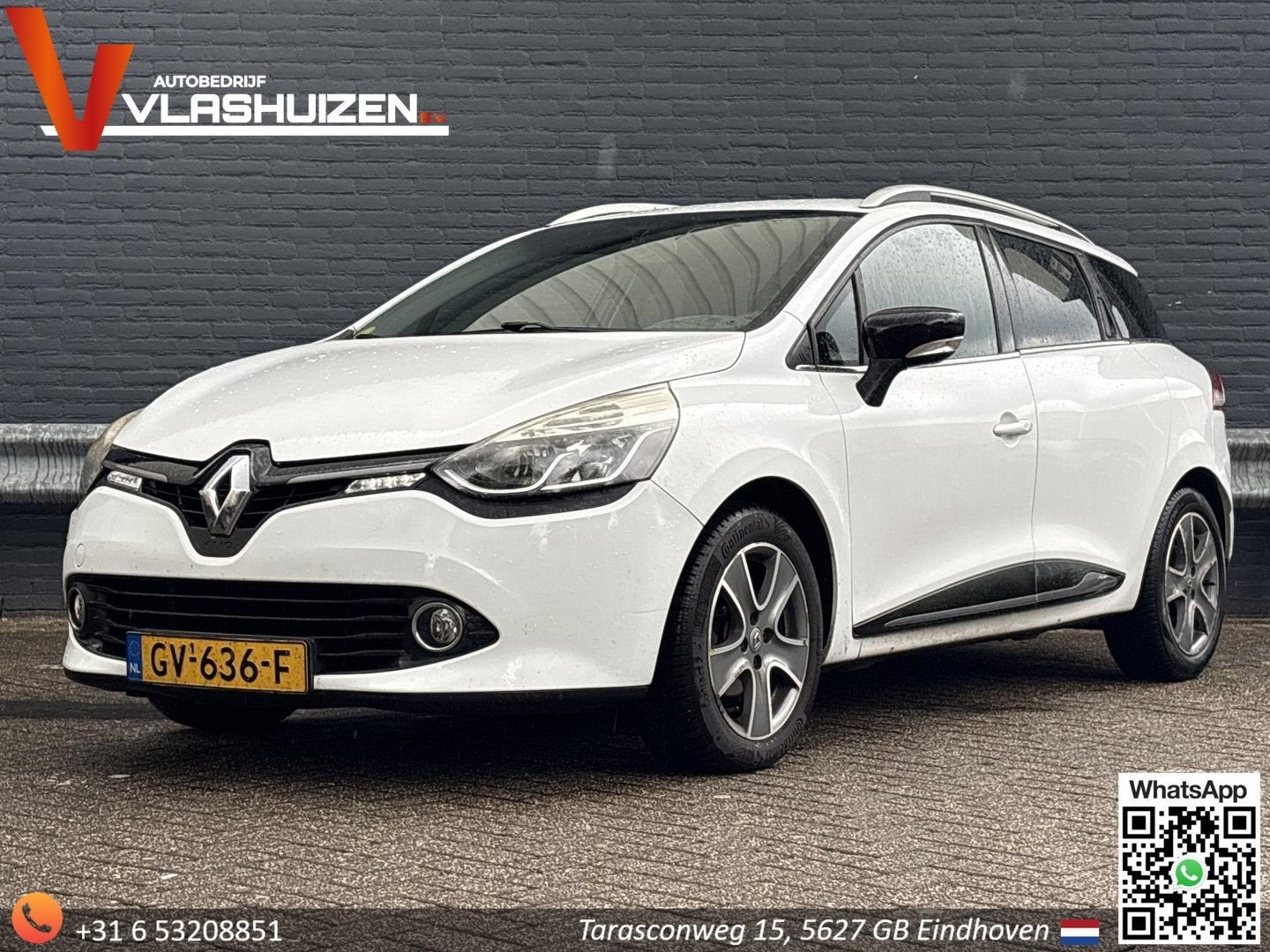 Renault Clio Estate 1.5 dCi ECO Night&Day | Cruise | Airco |, Auto's, Renault, Wit, Bedrijf, 82 g/km, Electronic Stability Program (ESP)