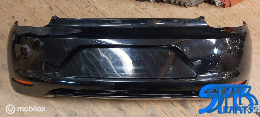 Scirocco III '08-'12 ACHTERBUMPER LC9X 4X PDC ACHTER BUMPER, Gebruikt, Volkswagen, Ophalen of Verzenden, Achter
