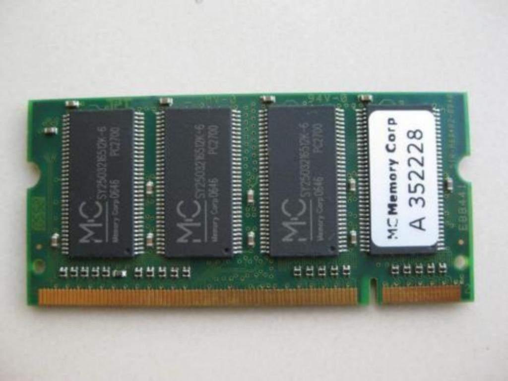 512MB PC2700 DDR1 So-dimm laptopgeheugen, Computers en Software, 1 GB of minder, Ophalen of Verzenden, Laptop, DDR